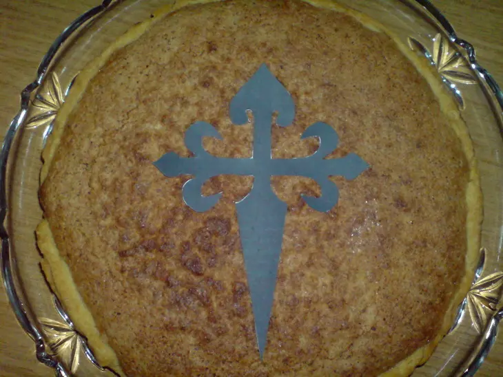 Миндальный торт из галисии (испания)  "tarta de santiago": шаг 6