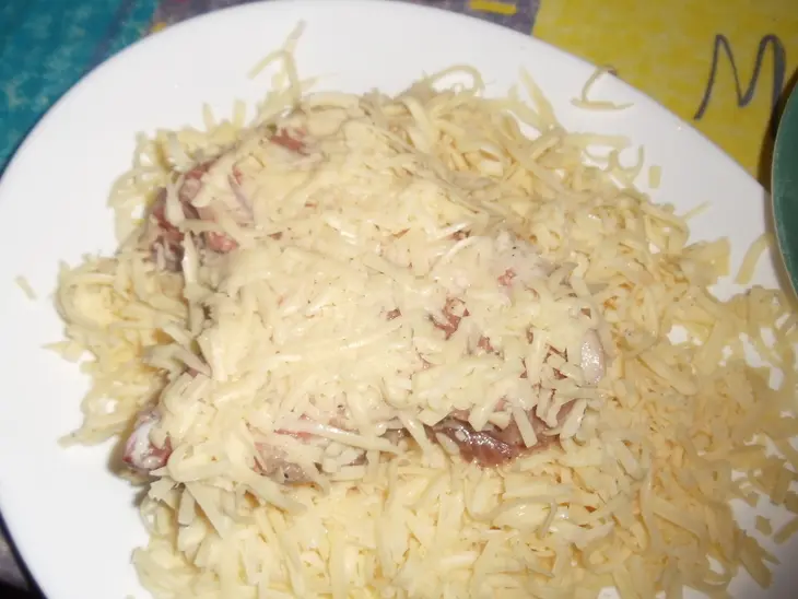 Свинина в сырной корочке с овощными биточками: шаг 3