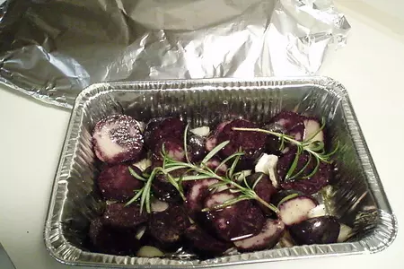 Сибас на соли с трюфельной картошкой: шаг 4