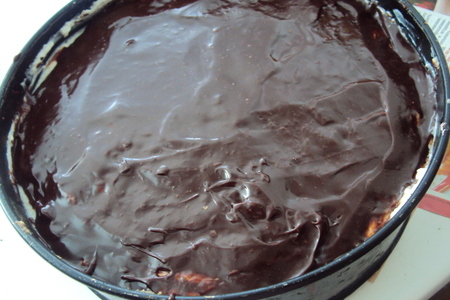 Клубничный торт с шоколадной глазурью для самой-самой девушки!.. :): шаг 10