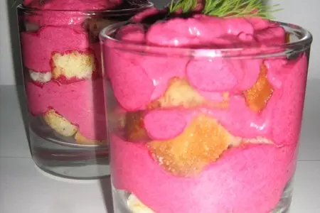Закуска из свеклы с творожно-сырным кремом и крутонами.: шаг 8