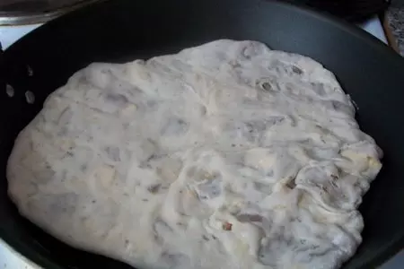Лепешка с начинкой: шаг 3
