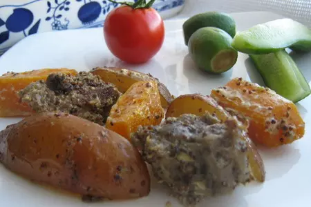 Мясо  запечённое с овощами в горчичном соусе.: шаг 8