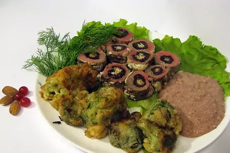 Мясные "роллы" с брокколи: шаг 12