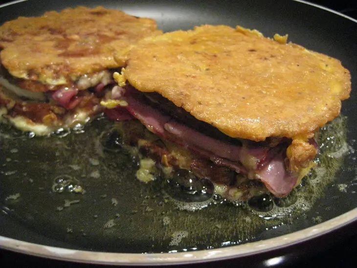 Mozzarella in carrozza: шаг 4