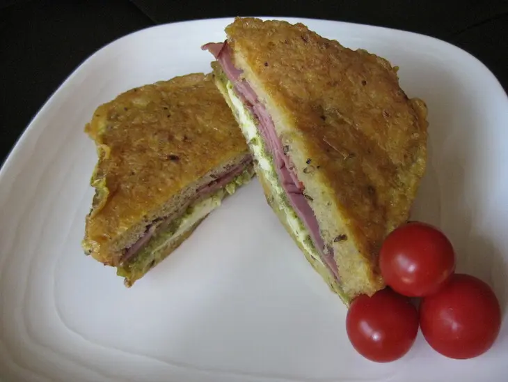 Mozzarella in carrozza: шаг 5