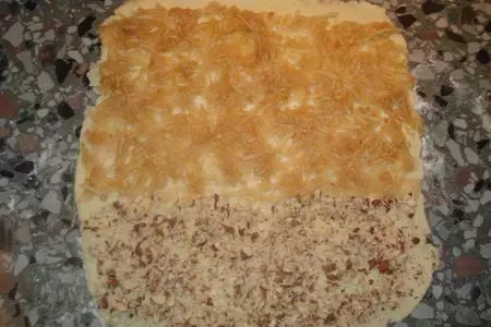 Творожное печенье с фруктами и орехами: шаг 1