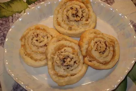 Творожное печенье с фруктами и орехами: шаг 3