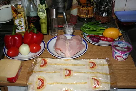Фахитас с курицей: шаг 1