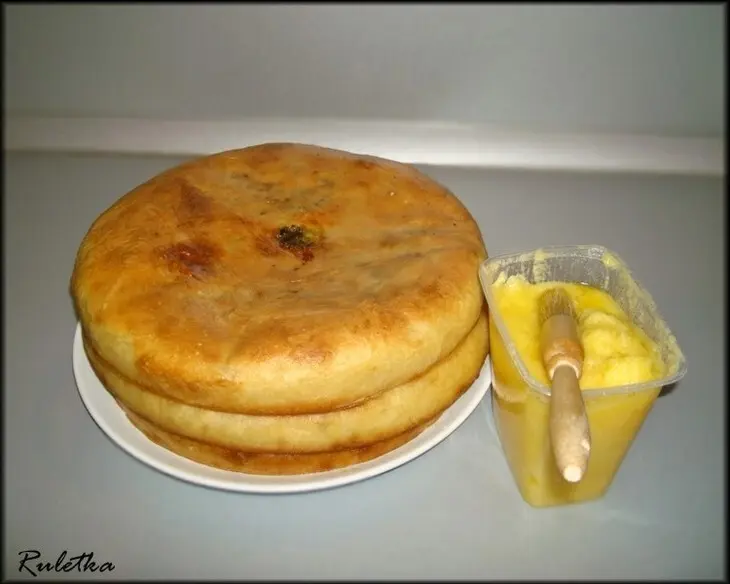 Осетинские пироги со свекольными листьями и сыром (цахараджин).: шаг 20