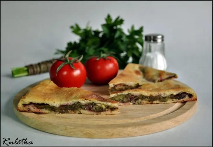 Осетинские пироги со свекольными листьями и сыром (цахараджин).: шаг 22