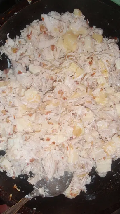 Куриный пирог со слоеным тестом: шаг 3