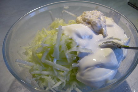 Селедочный салат „бриз“: шаг 2