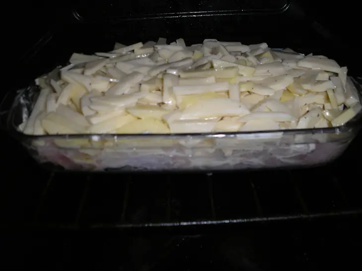 Морской язык запеченный с картошечкой: шаг 3