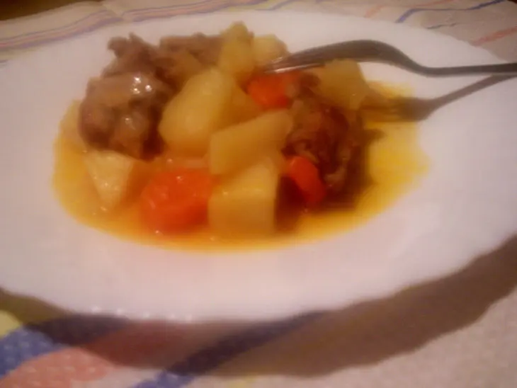 Овощное рагу с рёбрышками: шаг 9
