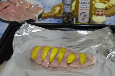 Куриные грудки с айвой и винным соусом: шаг 4