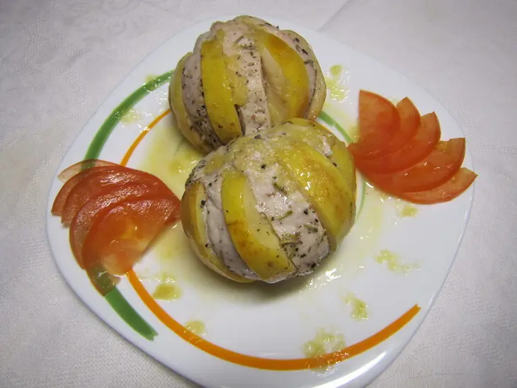 Куриные грудки с айвой и винным соусом: шаг 8