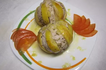 Куриные грудки с айвой и винным соусом: шаг 8