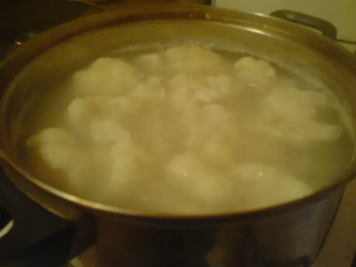 Цветная капуста, запеченная с сыром: шаг 2