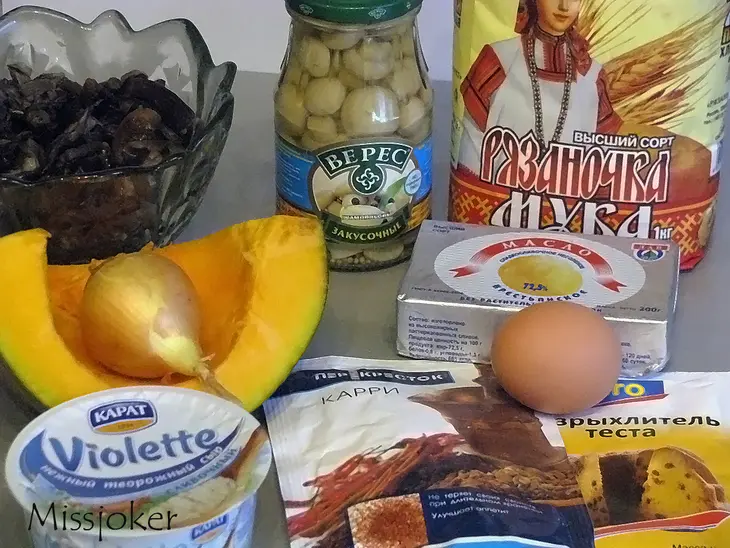 Закусочные тарталетки "грибные корзинки": шаг 1