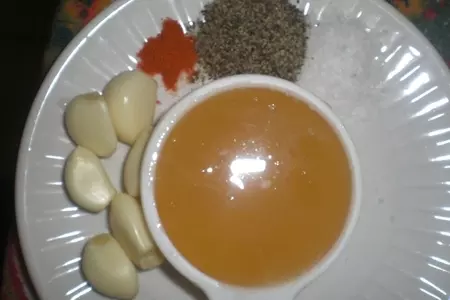 Куриный салатик с манго и поджариными орешками кешью: шаг 3