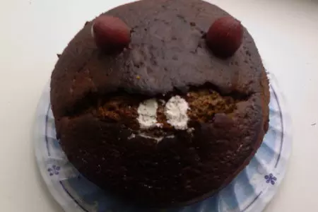 Сливовая лыба-улыба, или пирог из тёти машиного конфитюра.: шаг 7