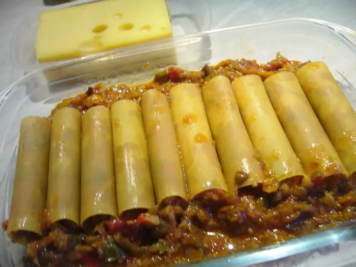 Каннелонни с овощным рагу: шаг 2