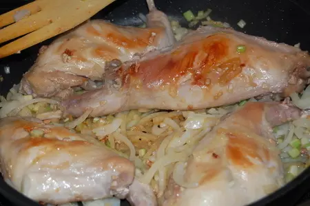 Кролик в белом вине с розмарином: шаг 4