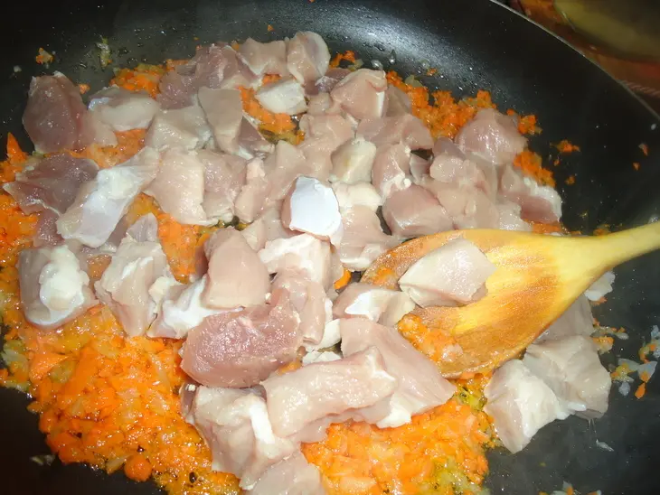 Картофель с мясом, под названием баланда....?....: шаг 6