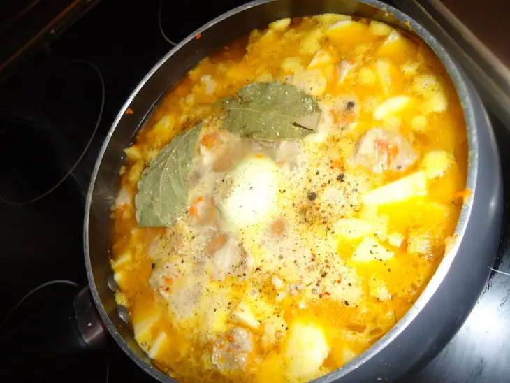 Картофель с мясом, под названием баланда....?....: шаг 8