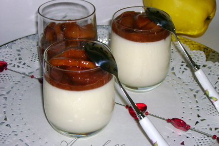 Панна-котта с йогуртом и айвовым соусом: шаг 10