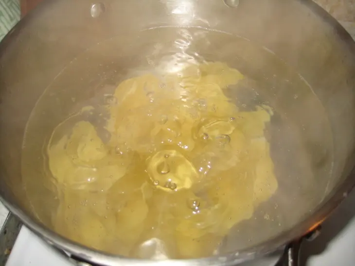 Ракушки с шиитаке и мясом: шаг 6
