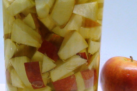 Яблочная закваска, здоровая альтернатива дрожжам. проще просто некуда!: шаг 1
