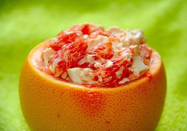 Салат с грейпфрутом и курицей: шаг 1