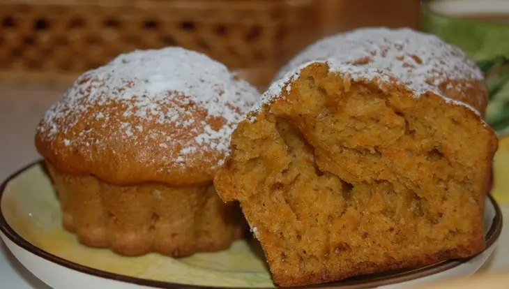 Морковные кексы с имбирем и корицей: шаг 6
