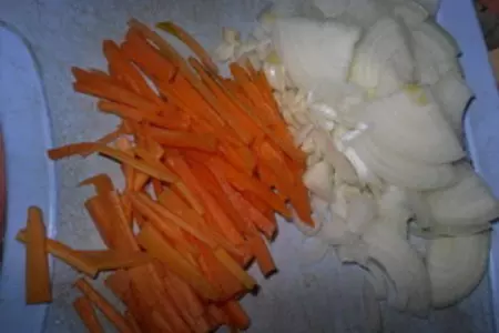 Рагу с мясом и печенью: шаг 1