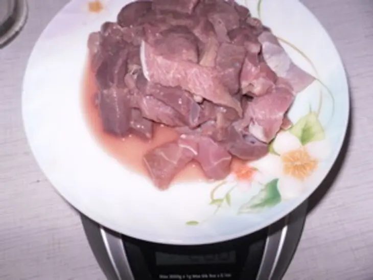 Рагу с мясом и печенью: шаг 2
