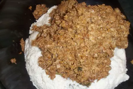 Holiday mushroom cheese ball / праздничный грибной шар.: шаг 9