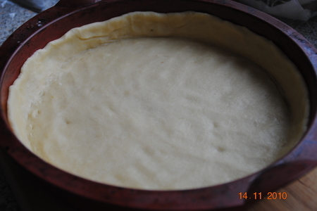 Лоранский пирог с  грибами,ветчиной и брокколи (вариант): шаг 5