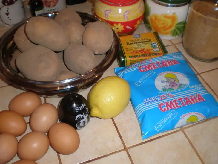 Пирог из картофеля: шаг 1