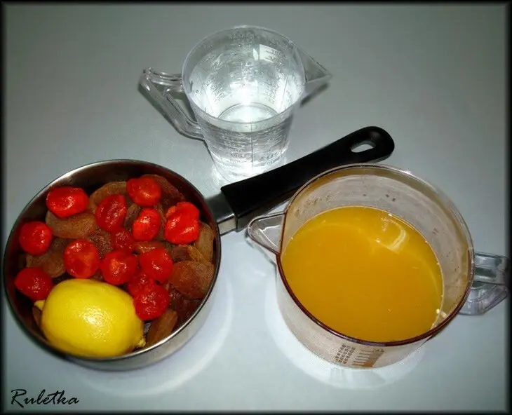 Шоколадный пирог из песочно-орехового теста с курагой и цитрусовыми.: шаг 8