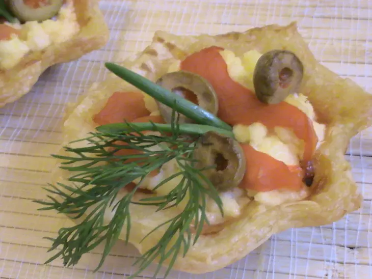 Тарталетки с творогом и сладким перцем.: шаг 3