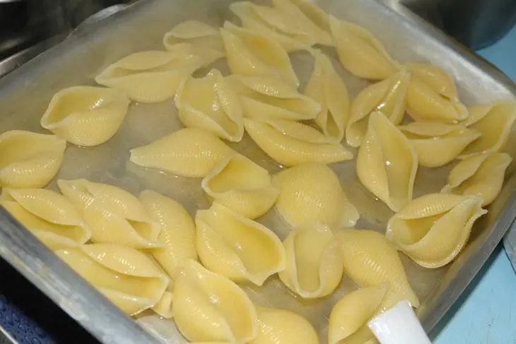 Grand penne с двумя начинками: шаг 3