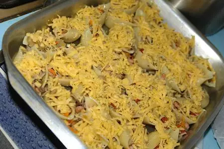 Grand penne с двумя начинками: шаг 5
