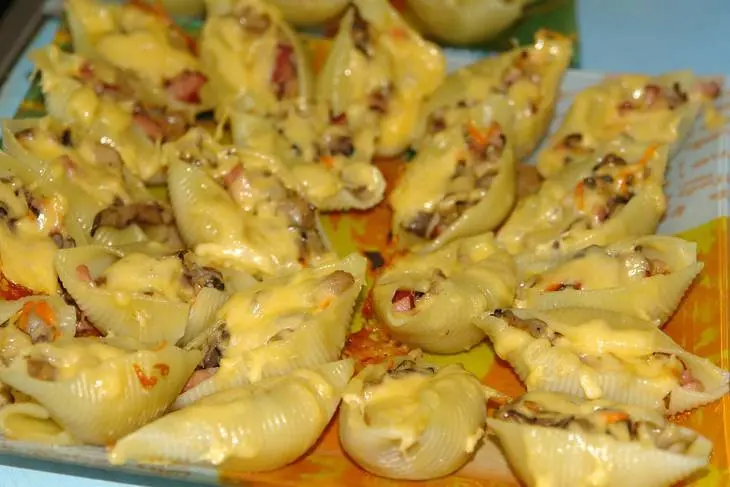 Grand penne с двумя начинками: шаг 6