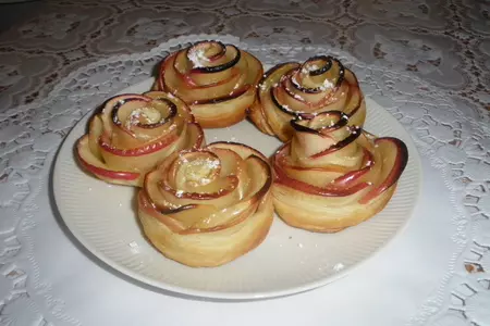 Пирожные "розочки": шаг 10