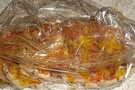 Свинина с манго и хурмой: шаг 4