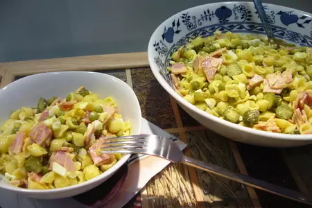 Макаронный салат “карри“ с экзотической заправкой: шаг 4
