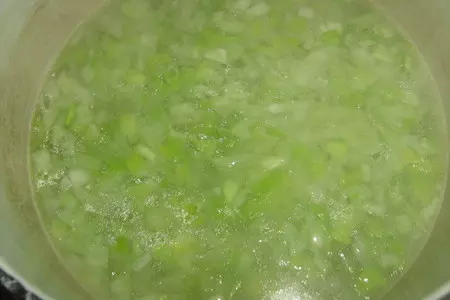 Ирландский  суп с геркулесом и луком-пореем.: шаг 3