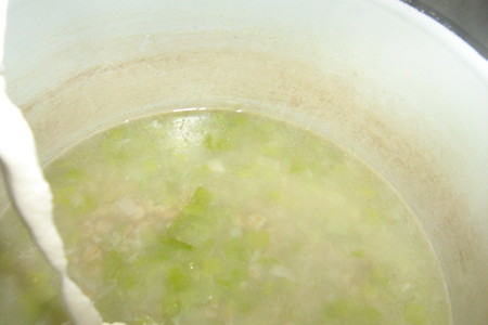 Ирландский  суп с геркулесом и луком-пореем.: шаг 4